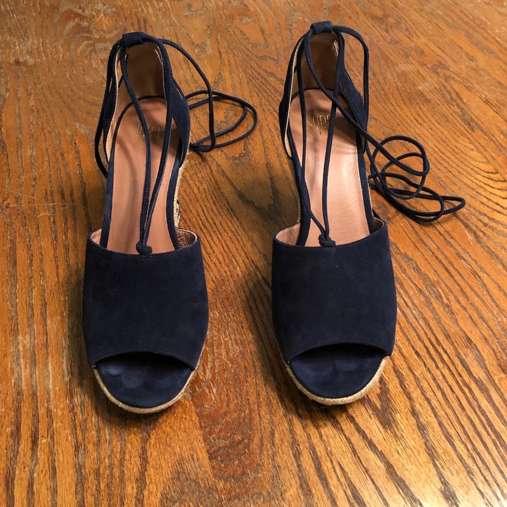 Cabi platform open toe shoes